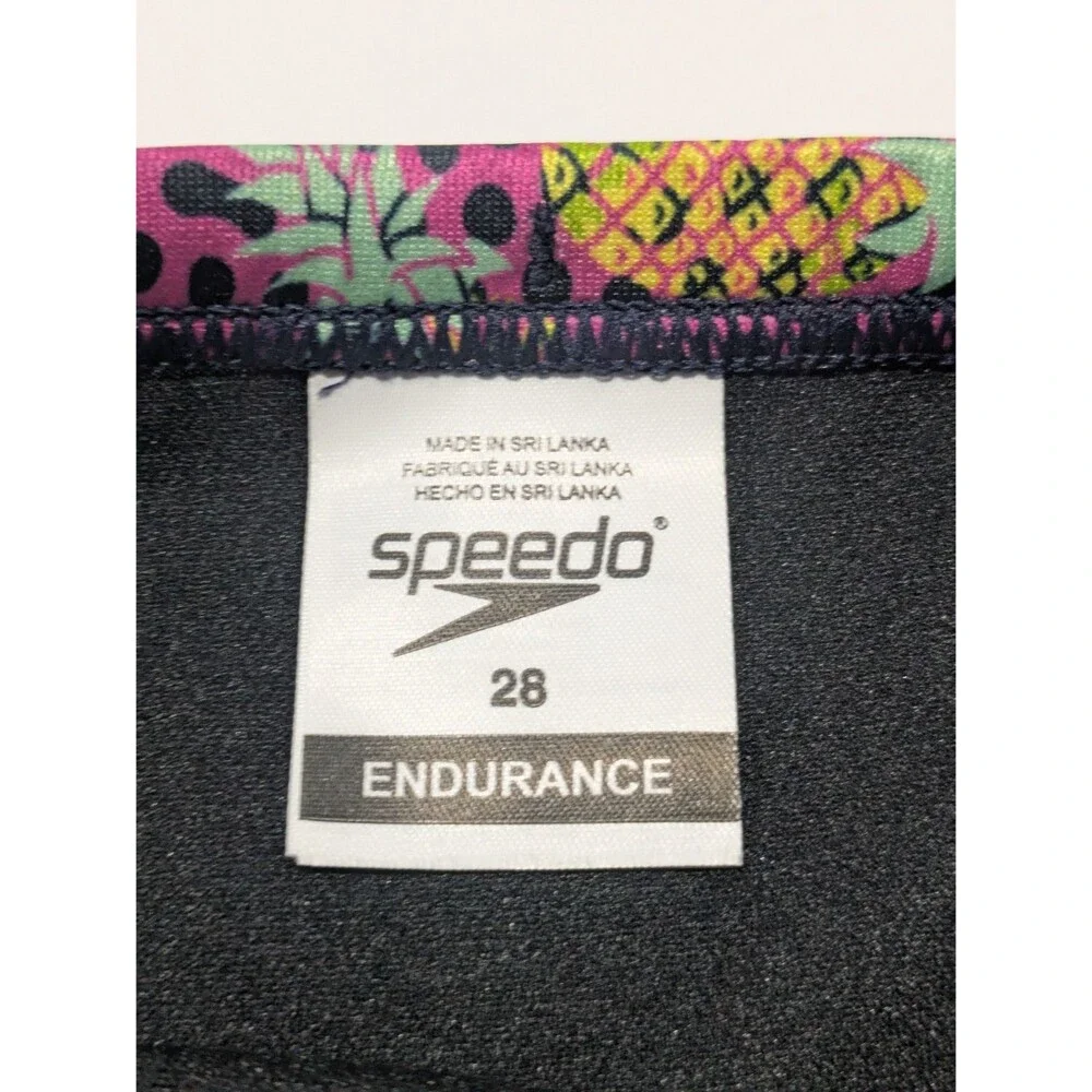 Speedo Eco Endurance Repreve Pineapple Party Swim Brief Men's‎ Swimsuit Size 28